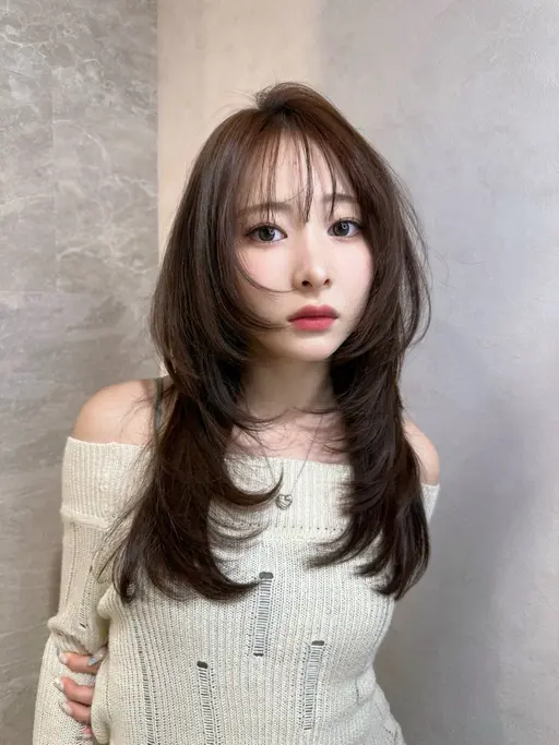 【🔥当日限定メニュー🔥】韓国風色気カット+透明感カラー+髪質改善超音波アイロントリートメント