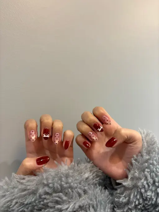 【hand🙌🏻】オフありワンカラーベース⭐️ワンホン韓国4本持ち込みDesign パーツ2個までOK🎀(120分)