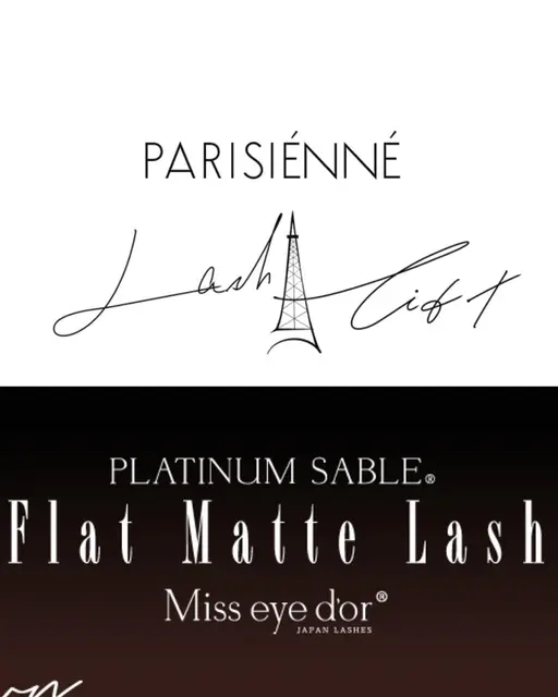 3月限定✨パリエク✨パリジェンヌラッシュリフト➕フラットマットラッシュ100本