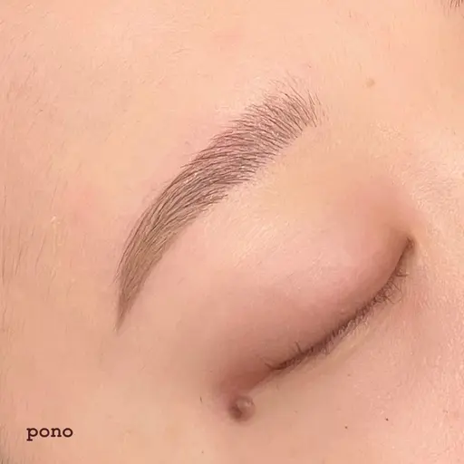 韓国風アイブロウスタイリング🇰🇷メイクあり🪄