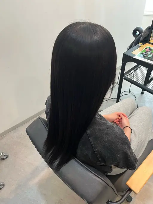 縮毛矯正+トリートメント