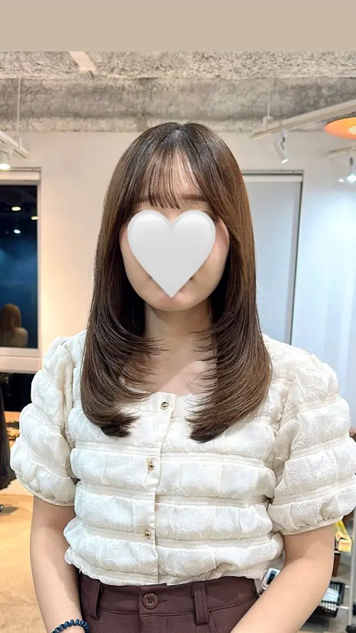 【U25無料🎀】カット💇‍♀️（ミディアム）＋うる艶トリートメント✨