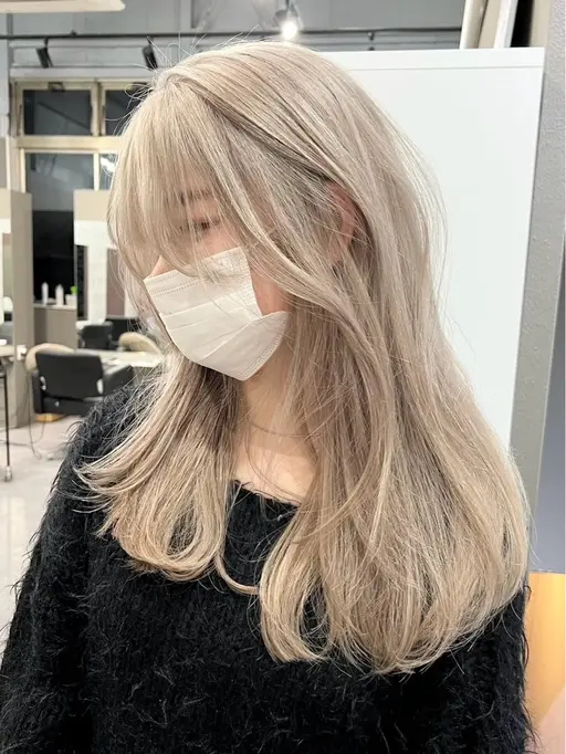 【写真動画掲載OKのみ‼️】リタッチ限定ブリーチカラーモデル※詳細必ずご確認ください