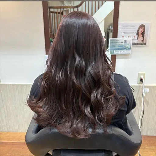 ［スペシャルケア］美髪🤍カット＋髪質改善カラー＋Aujua4stepトリートメント＋ヘッドスパ