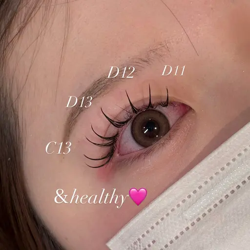 【＆healthy】パーマ＋フラットラッシュ100本orパーフェクトラッシュ160本 練習モデル募集💙オフなし