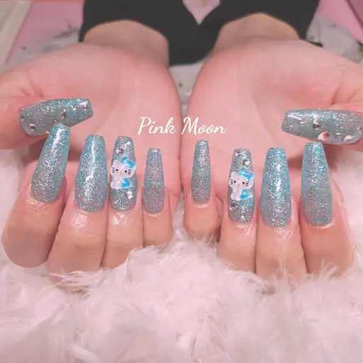 ４月☆長さだし10本+ワンカラー