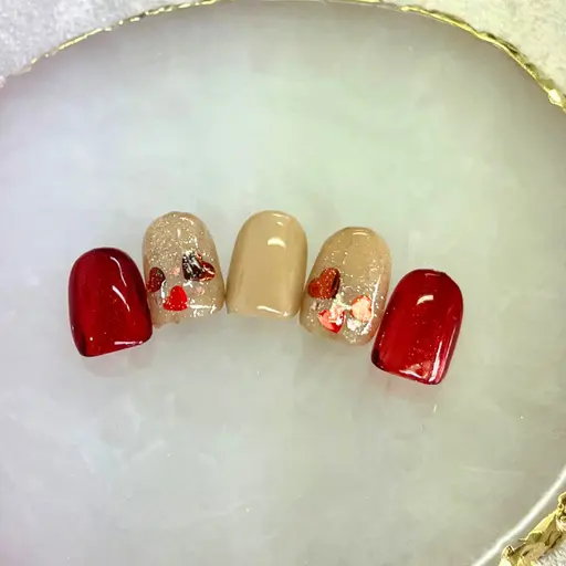 バレンタインネイル💝（オフなし）