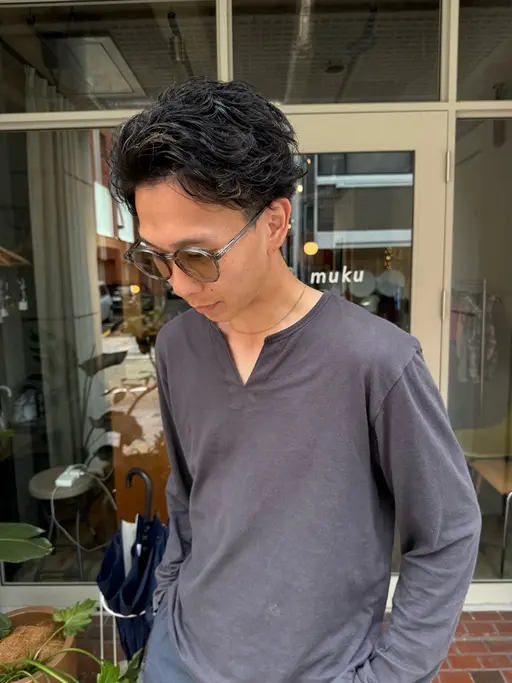 カット＋パーマ　men's🧑🏽‍🦱