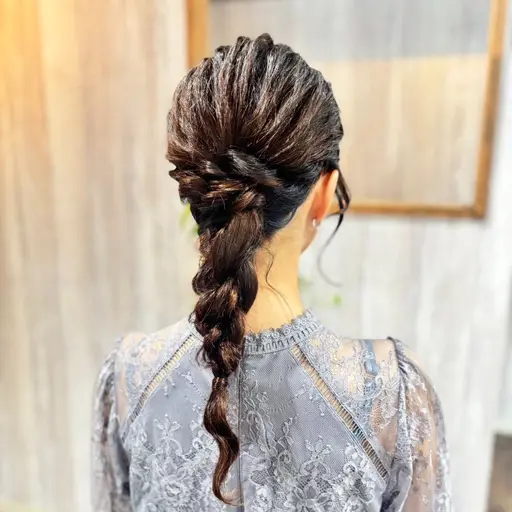 自然に可愛いといわれる🩷ヘアセット+ナチュラルフルメイク★イベントや写真撮影、婚活にも♪