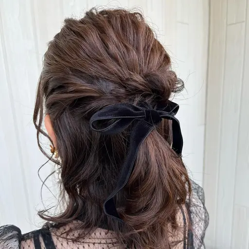 [10​〜​16時]ハーフアップアレンジ✨