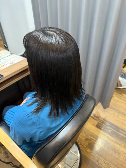 白髪染めリタッチ✨