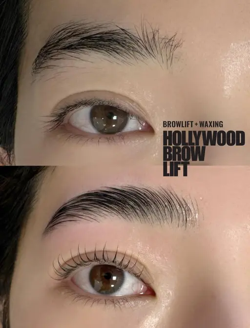 【Set menu】ハリウッドブロウリフト+Wax&選べるまつ毛パーマ