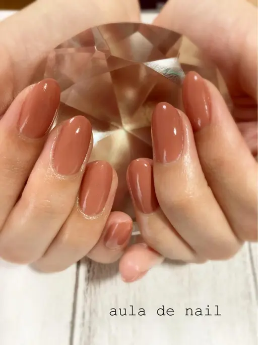 ジェルネイル☆うる艶ワンカラー またはキラキララメグラデーション　5580円