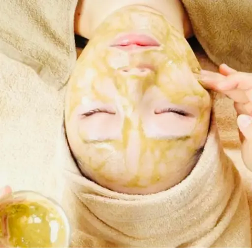 【ニキビ•毛穴•リフト🕐90分】🌿OHLハーブピーリング/剥離なし🌿《デコルテ•首肩&小顔リンパ》➕炭酸ヘッド