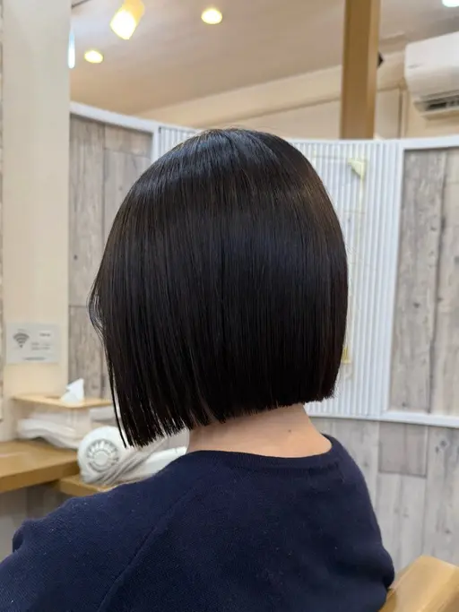 縮毛矯正+カット+超音波アイロンTR