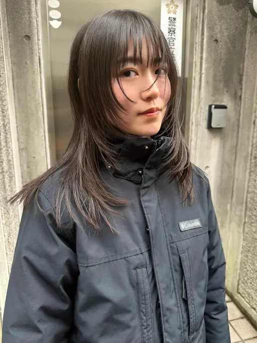 顔まわりレイヤーで小顔補正カット 💫