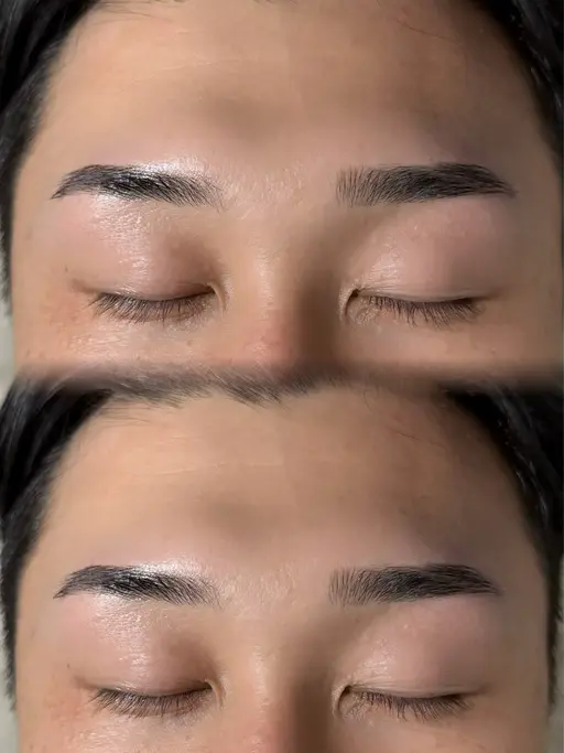 💙似合わせ黄金比眉スタイリングwax脱毛「メンズ』