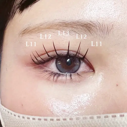 人気No.1下がりまつ毛の方必見！！✨️Lカール×LEDグルー ✨️90分コース！初回オフ無料