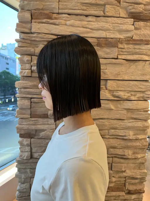 🌻 𝙘𝙪𝙩 （炭酸マーブ付き🫧）🌻《練習モデル》 《U30限定》 肩上・ボブの方用メニュー✨