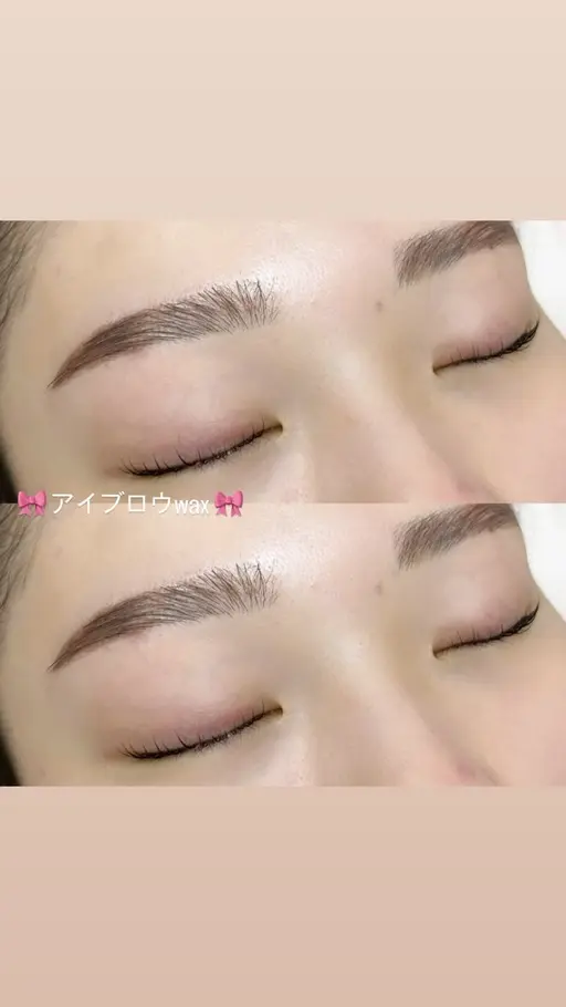 注意事項の確認必須⚠️眉毛にお悩み💦の方！形、毛量整えます💜【アイブロウwax】