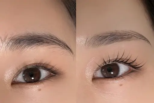 【一気に垢抜け美人に生まれ変わり🏹✨】上まつげパーマ×アイブロウ《minimo様限定》