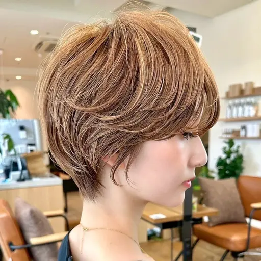 【💛早い者勝ち！！💛🍫2月限定🍫】カット＋透明感カラー（白髪染め⭕️）＋最高級トリートメント【ショート限定】