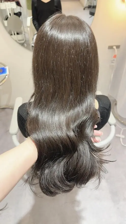 〝当日予約OK〟【人気No.1🥇✨】🫧平日限定クーポン🫧潤ツヤ💖髪質改善カラー+１ＳＴＥＰトリートメント