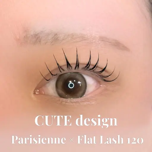 LEDパリエク【パリジェンヌ×フラットラッシュ100本】