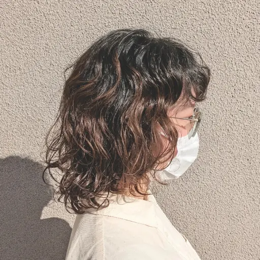 【くせ毛の方】くせ毛をいかしたカットのモデル