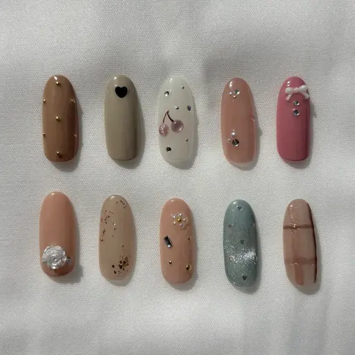 【オフあり】 ワンカラー+写真アート2本