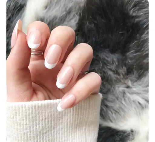 オフ有＋白フレンチ（クリアベース）