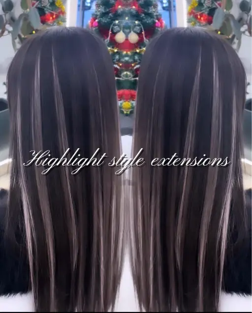 【この冬染めれない人におすすめ✨】ポイント艶エクステ 40本つけ放題❤️🔥