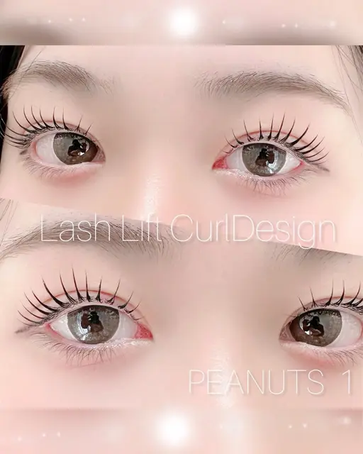 🍀まつ毛パーマ✨まつ毛カールorラッシュリフト⭐️パリジェンヌに似たデザインもコーティング付き