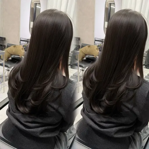 【胸下ロング限定】レイヤーカットモデル（無料）