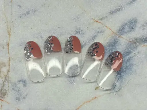 【オフ込み】塗りかけネイル