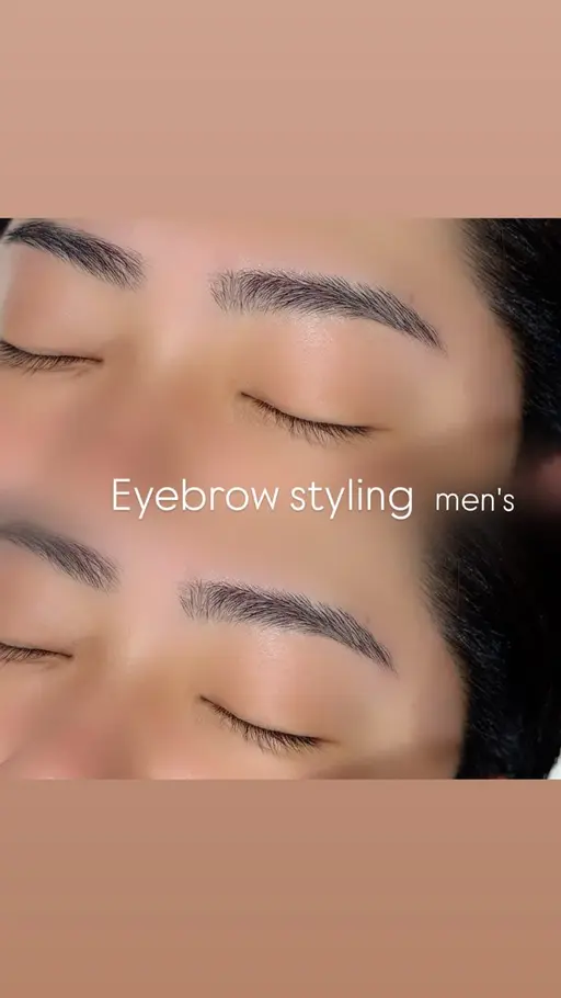 メンズ限定👦🏻アイブロウスタイリング（WAX脱毛）+ LEDヒゲ脱毛 セットメニュー✨