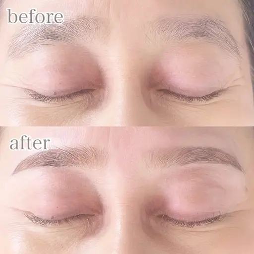 ハリウッドブロウモデル【眉毛 パーマ+ワックス脱毛】