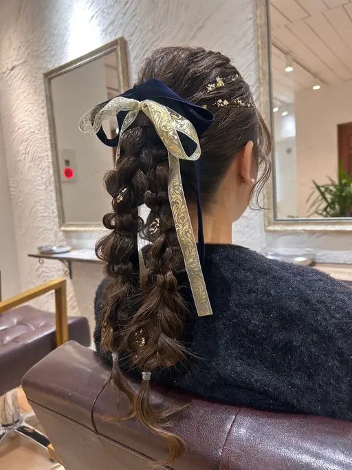 🩵💌【お出かけ前やお呼ばれに】💌🩵🎀minimo限定‼︎ヘアセット🎀