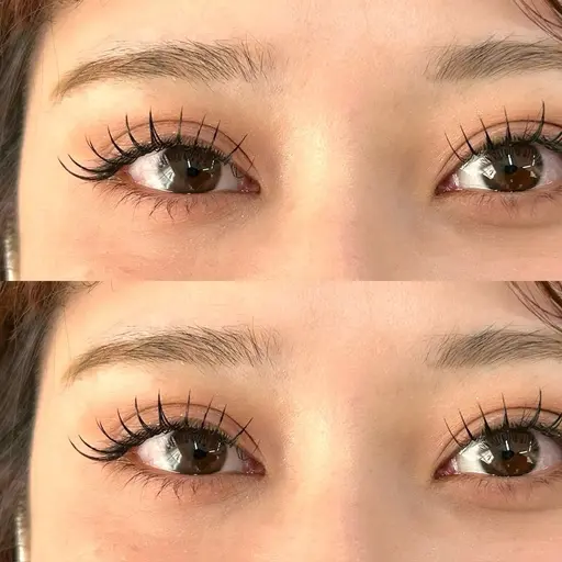 フラットラッシュ80本🌈omemeコーティング仕上げ🫧オフ無［亀戸/錦糸町］