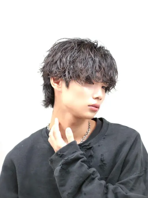 【🔥ミニモSALE🔥】メンズカット➕パーマ🪞モデルのようなフェザーパーマ、シャドウパーマ