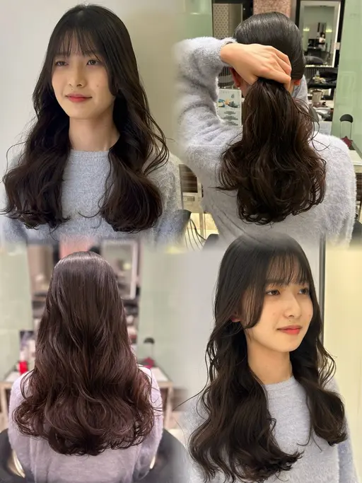 朝のスタイリング5分短縮◎柔らかく艶のある“扱いやすい”コテ巻き風パーマ ✨カット+コテ巻き風パーマ🍒