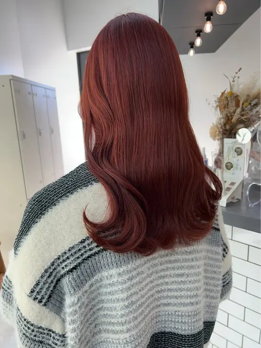 【🩷暖色系ダブルカラー(ブリーチ全頭1回込)🩷】1ブリーチ➕ダメージ補修トリートメント<ブリーチモデル募集中>