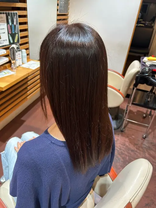 😊白髪染めのカラー＋ブロー込み 😊平日の午後〰️限定/提載サロンにて行います