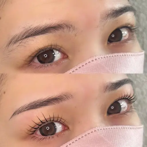 【wax脱毛】眉カット込※間引きは行っておりません。