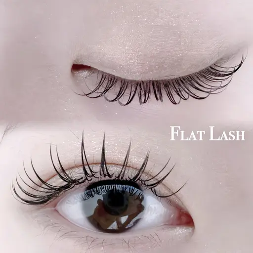 🤍フラットラッシュ80本🤍オフ無料✨💕ビタミンアイパック、コーティング付き✨🥳