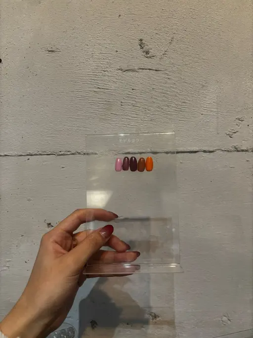 【練習モデル】ハンドジェルネイルワンカラー💅❤️🔥暖色系のモデルカラー5色からお選びいただけます🎶(オフなし)