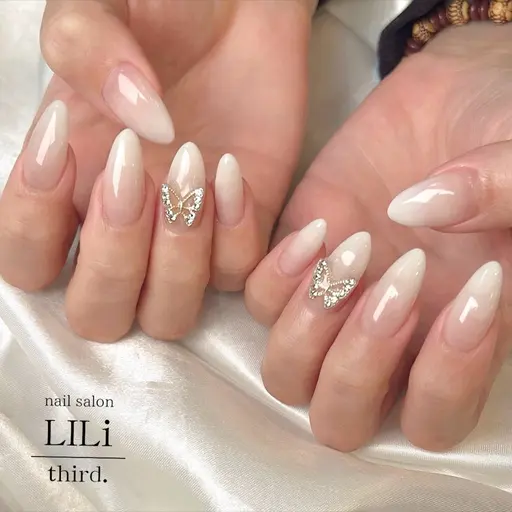 🔥2/3限定🔥【オフ込】フレンチ or白グラデーション(ベイビーブーマー)🤍𐙚