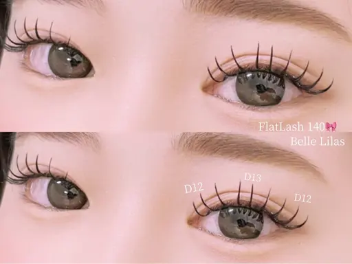 【オフ込】人気No.1モチ良いLEDマツエクフラットラッシュ100本¥4500