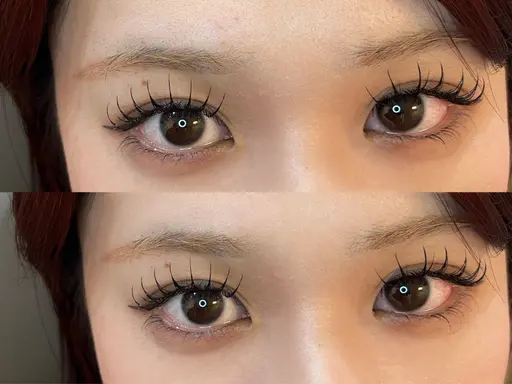 🎀【フラットラッシュ】🎀　100本¥5950 or 120本¥6350🪽コーティング仕上げ込み💡LED変更可能