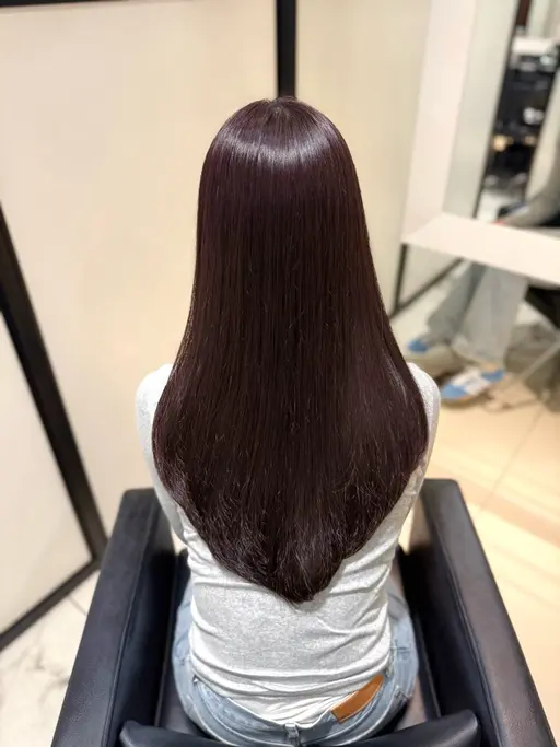 【📣期間限定📣ロング料金なし】カット+プレミアム艶カラー+2stepトリートメント